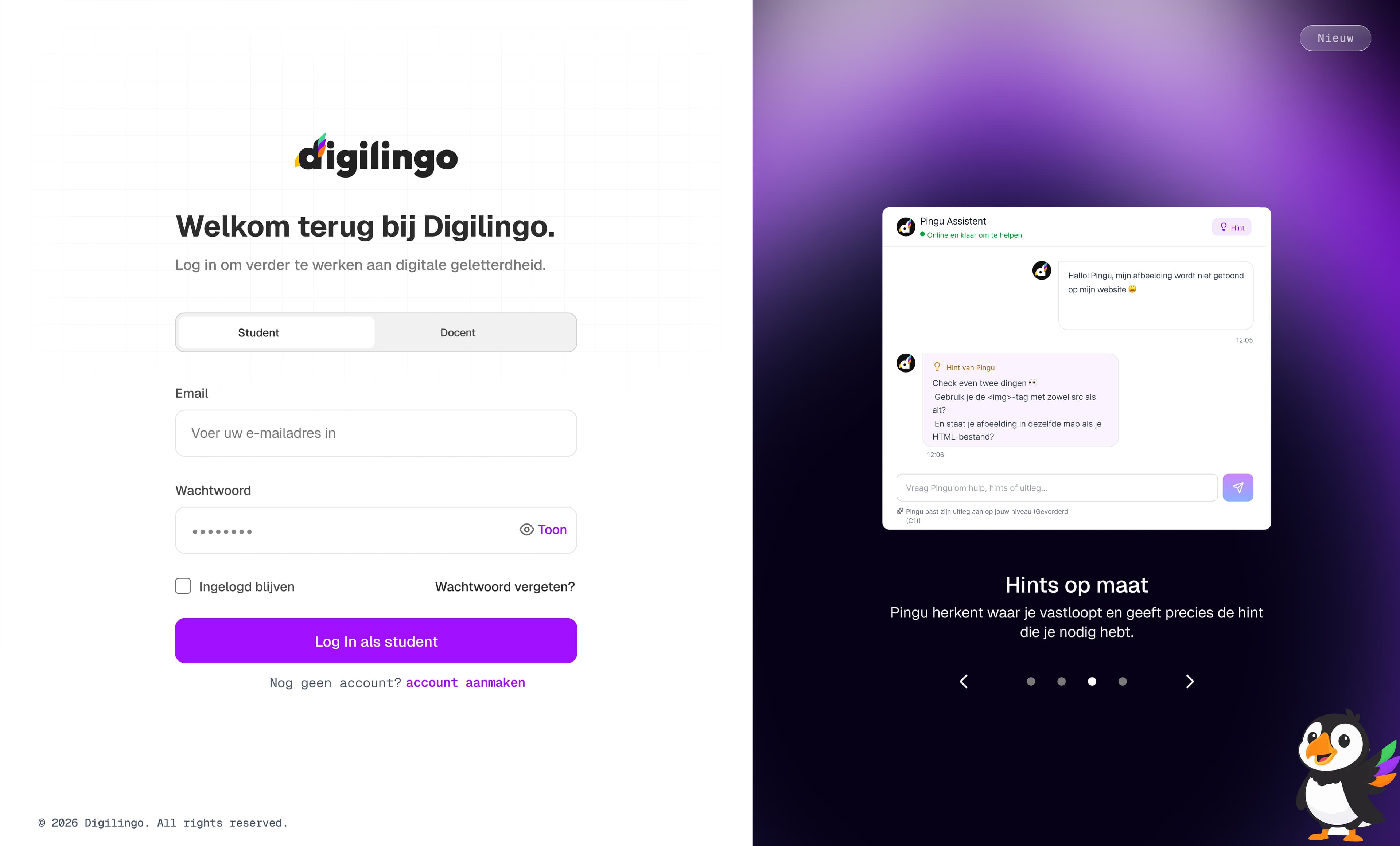 Loginpagina 2